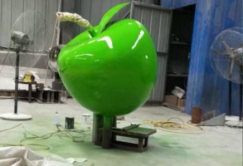 酒店蘋果雕塑 景觀美陳果蔬雕塑 現代水果雕塑