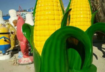 大型玉米雕塑 歐式步行街擺件 彩繪雕塑