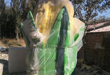 房地產玉米雕塑 現代景觀擺件 幾何雕塑