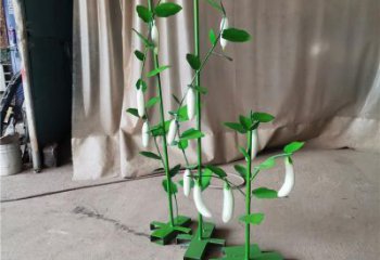 廣場(chǎng)茄子雕塑 公園仿真雕塑 抽象擺件