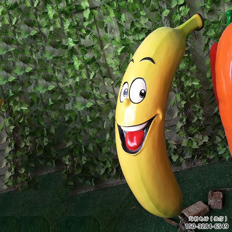 大型香蕉雕塑 門(mén)口創(chuàng)意雕塑 售樓處小品