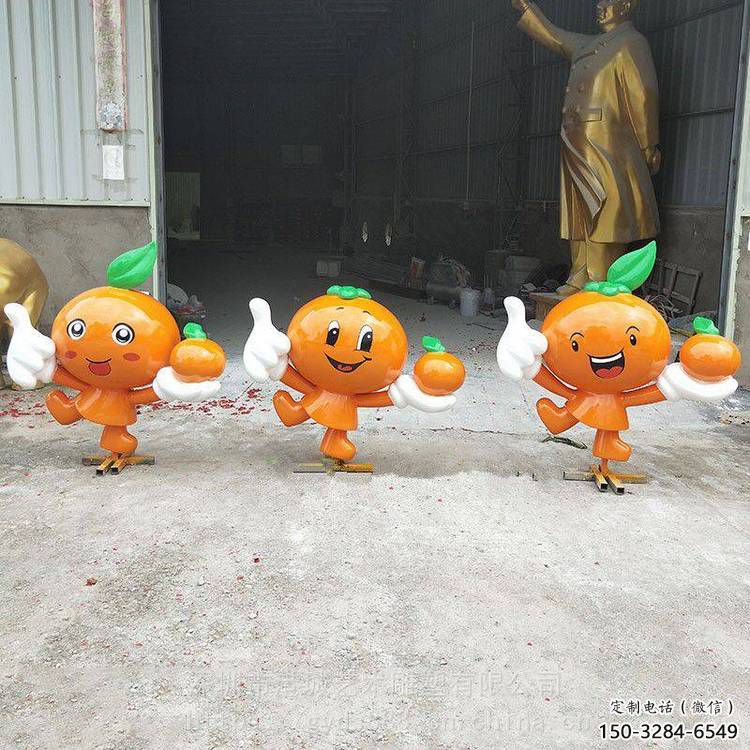 檸檬雕塑，水果仿真擺件，公園廣場(chǎng)雕塑 (4)