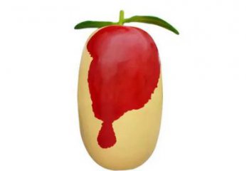 售樓處紅棗雕塑 商業街仿真雕塑 瓜果擺件