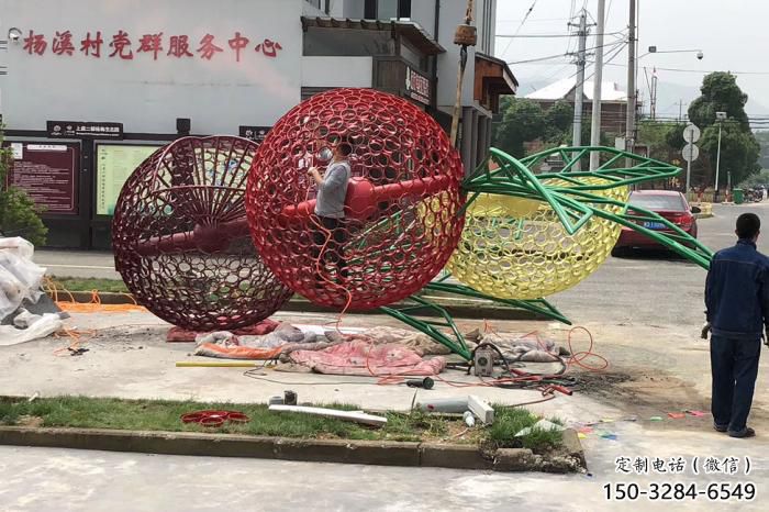 商業(yè)街楊梅雕塑 售樓處雕塑 水果擺件