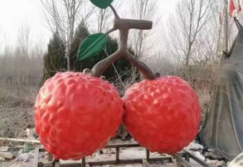 楊梅雕塑，水果仿真擺件，戶外景觀雕塑 (5)