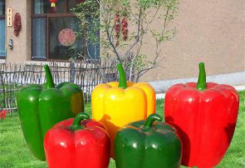 城市青椒雕塑 風景區彩繪雕塑 抽象擺件