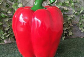 抽象青椒雕塑 店門口彩繪雕塑 步行街擺件