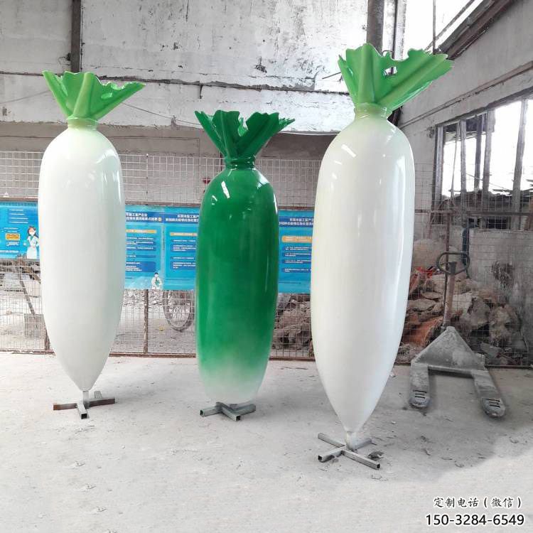 景觀蘿卜雕塑 烤漆大型蔬菜雕塑 酒店雕塑