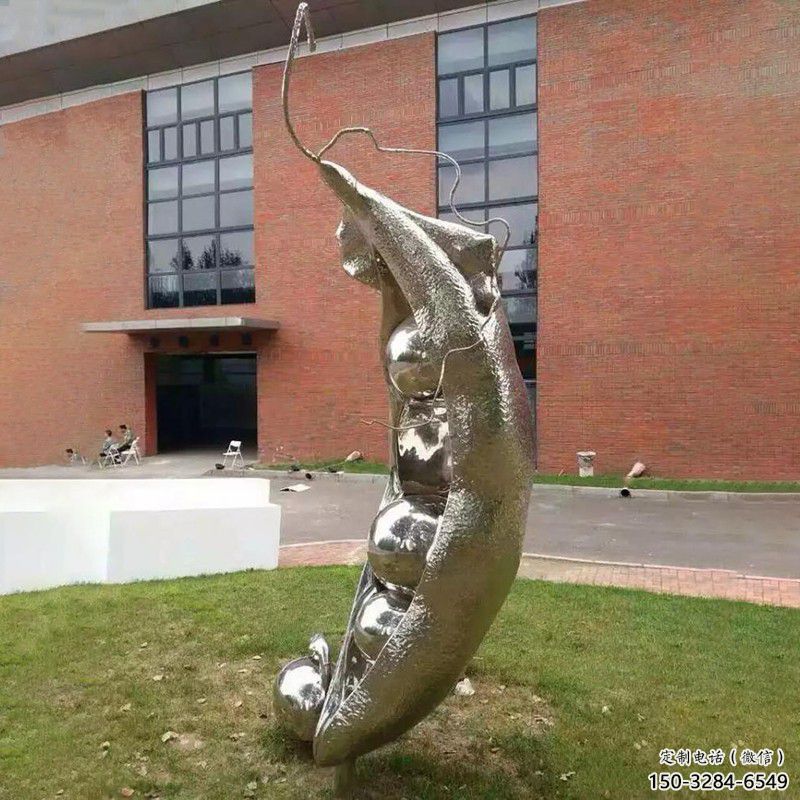 售樓處豆角雕塑 商業(yè)街仿真雕塑 果蔬擺件