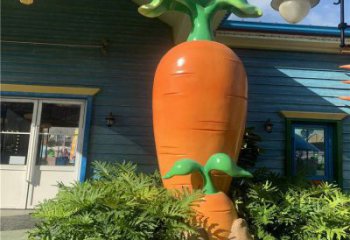 商場(chǎng)蘿卜雕塑 仿真雕塑 店門口小品