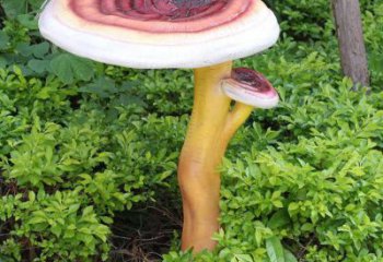 房地產(chǎn)靈芝雕塑 現(xiàn)代景觀植物雕塑 幾何果蔬雕塑