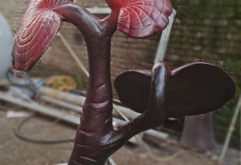 酒店靈芝雕塑 景觀美陳果蔬雕塑 現代植物雕塑