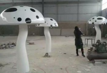 商業(yè)街香菇雕塑 烤漆果蔬雕塑 彩繪蔬菜雕塑