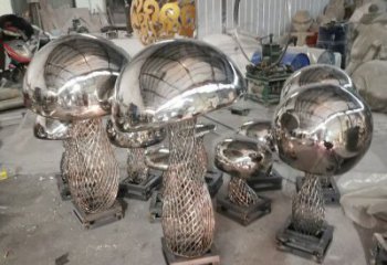 園林香菇雕塑 大型果蔬雕塑 中式蔬菜雕塑