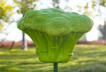 現(xiàn)代菜花雕塑 大型別墅區(qū)果蔬雕塑 仿真蔬菜雕塑