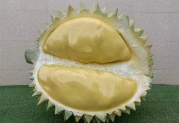 仿古榴蓮雕塑 騰飛草地果蔬雕塑 房地產(chǎn)水果雕塑