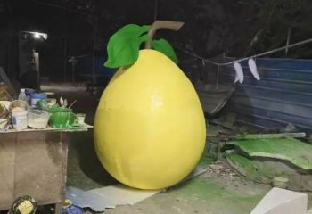 榴蓮雕塑 電鍍現代果蔬雕塑 公園水果雕塑
