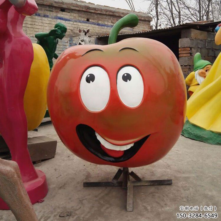 彩繪南瓜雕塑 仿真雕塑 步行街?jǐn)[件