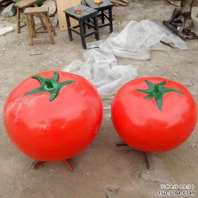 西紅柿雕塑 大型城市雕塑 商業(yè)街?jǐn)[件