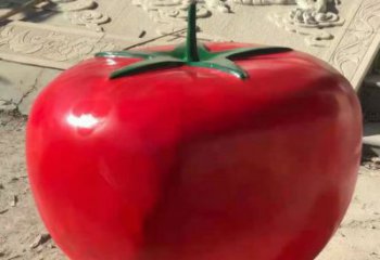 大型番茄雕塑 商業(yè)街廣場(chǎng)雕塑 彩繪擺件