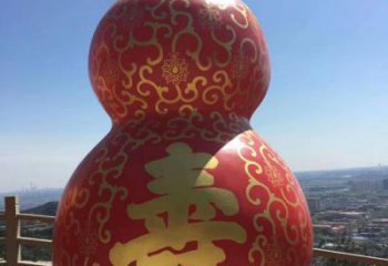 步行街葫蘆雕塑 游樂場雕塑 鑄造植物雕塑