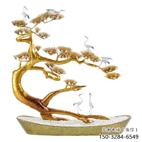 松樹雕塑 景觀美陳大樹雕塑 噴漆植物雕塑