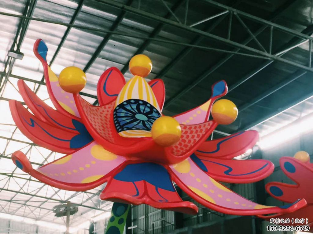 廣場(chǎng)向日葵雕塑 抽象花卉雕塑 烤漆植物雕塑