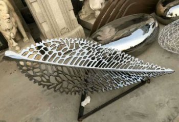 酒店樹葉雕塑 景觀美陳花卉雕塑 現代植物雕塑