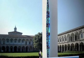 賓館精神堡壘雕塑 烤漆大型標(biāo)識雕塑 歐式文化雕塑