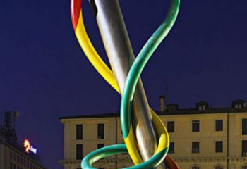 村口精神堡壘雕塑 啞光標(biāo)識雕塑 公園文化雕塑