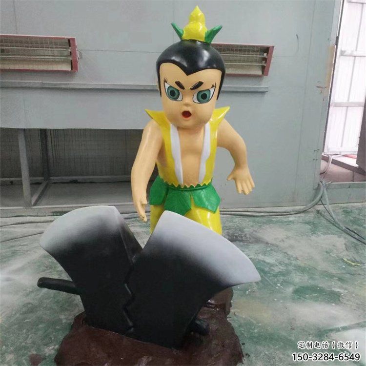 商場(chǎng)葫蘆娃雕塑廠家 卡通雕塑 店門口小品