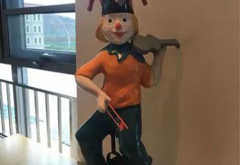 大型小丑雕塑廠 步行街民俗雕塑 仿真擺件