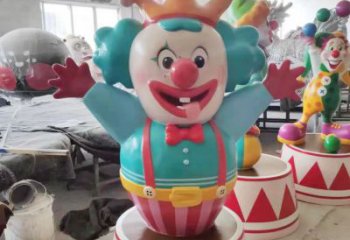 公園小丑雕塑廠 酒店門(mén)口雕塑 彩繪擺件