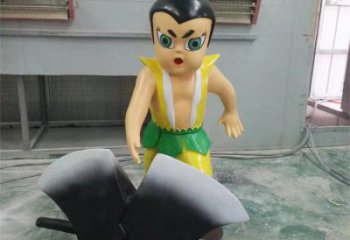 商場(chǎng)葫蘆娃雕塑廠家 卡通雕塑 店門口小品