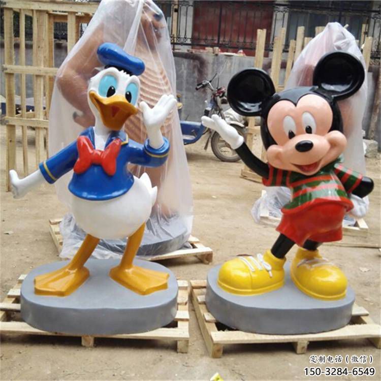 大門(mén)口米奇雕塑 發(fā)光公園卡通雕塑 仿真動(dòng)漫雕塑