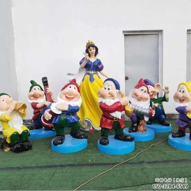 景觀白雪公主雕塑 仿真卡通雕塑 景觀動(dòng)漫雕塑