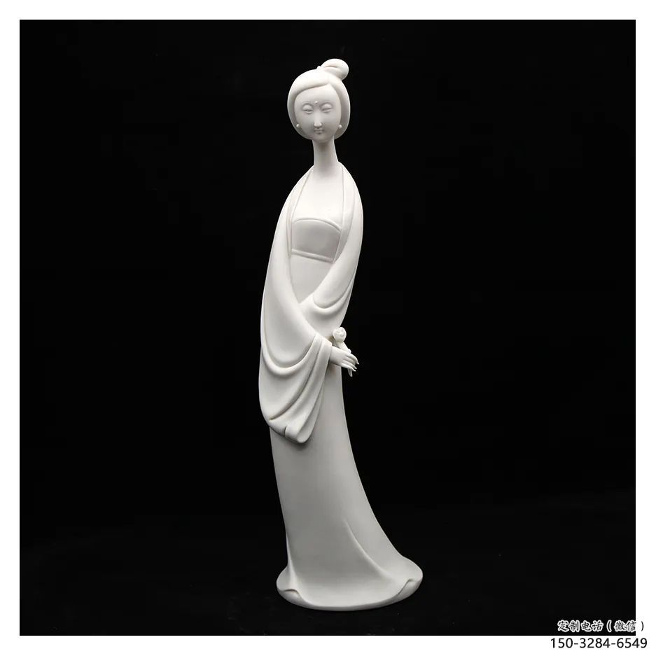 廣場仕女雕塑 公園古代雕塑 抽象擺件