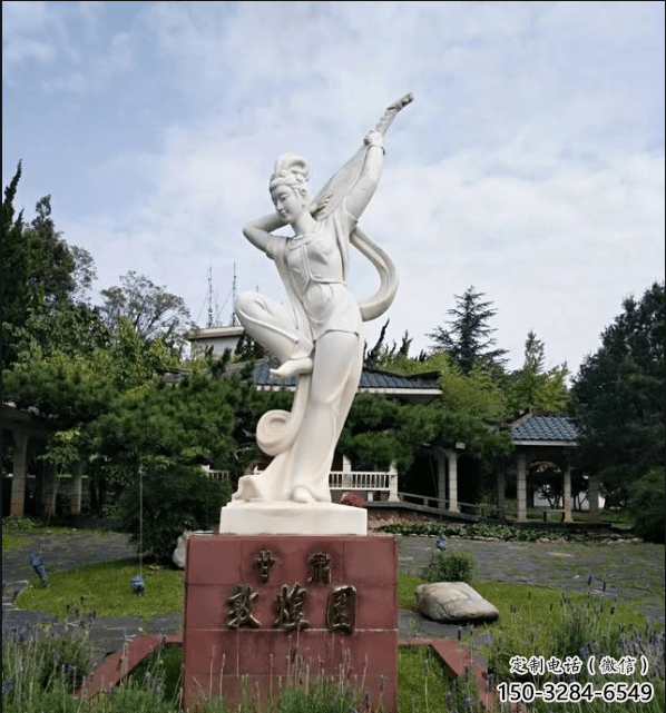 商業街仕女雕塑 售樓處雕塑 古代擺件