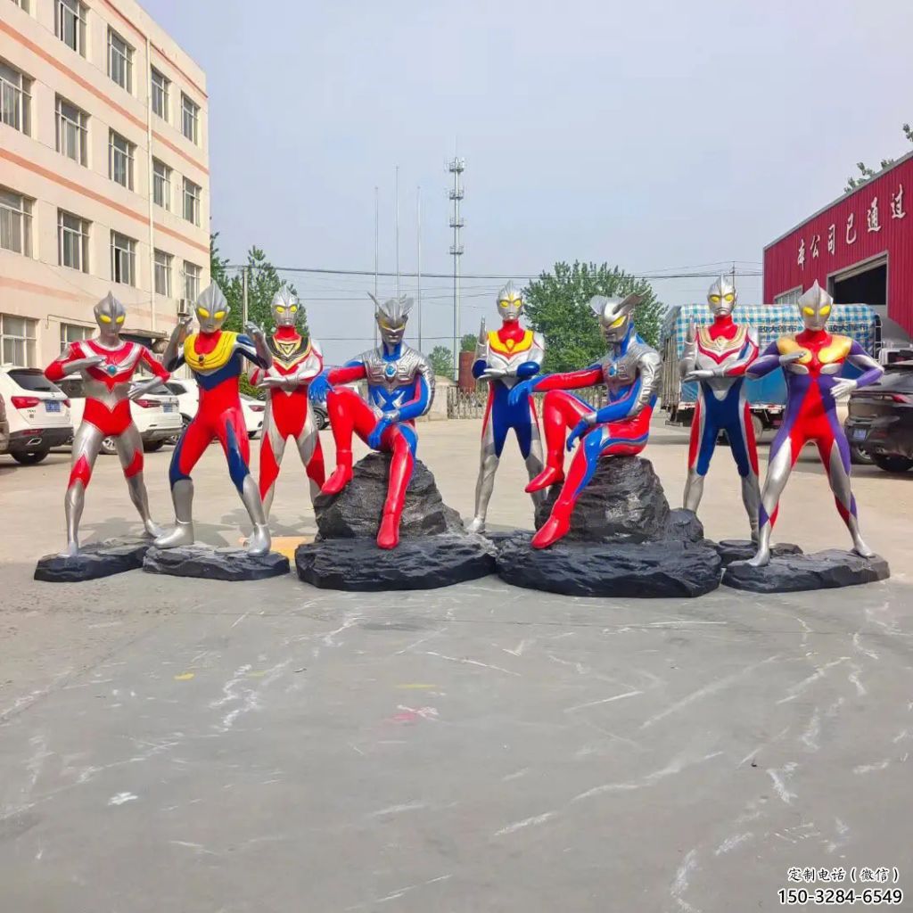 園林超人雕塑 城市廣場雕塑 步行街?jǐn)[件