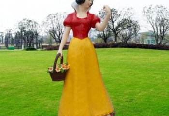 大型白雪公主雕塑 歐式步行街動漫雕塑 彩繪卡通雕塑