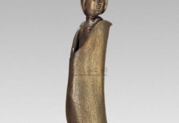 抽象仕女雕塑 店門口彩繪雕塑 步行街擺件