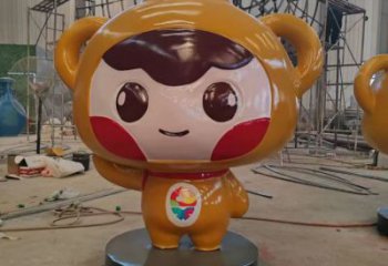 彩繪娃娃雕塑 大型城市雕塑 商業街擺件