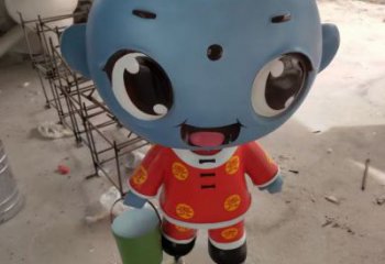 創(chuàng)意娃娃雕塑 步行街店門口雕塑 卡通小品