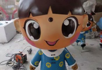 風景區娃娃雕塑 售樓處廣場雕塑 仿真擺件
