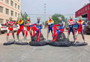 園林超人雕塑 城市廣場雕塑 步行街?jǐn)[件