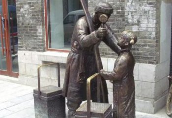 民俗小販雕塑 酒店公園雕塑 風景區擺件