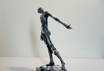 戶外人體雕塑 噴漆肖像雕塑 鑄銅西方雕塑