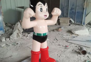 門口玩偶雕塑 售樓處卡通雕塑 彩繪小品