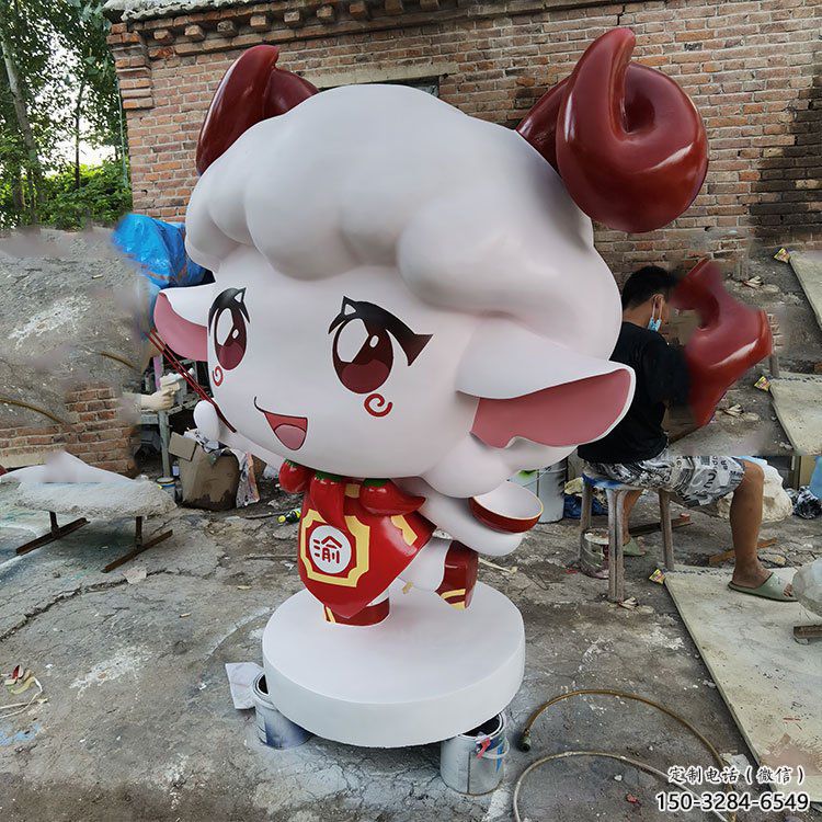 卡通工人雕塑 啞光民俗雕塑 公園勞動雕塑