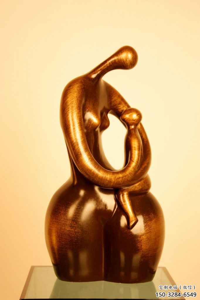 母親雕塑 烤漆大型女人雕塑 鑄銅肖像雕塑